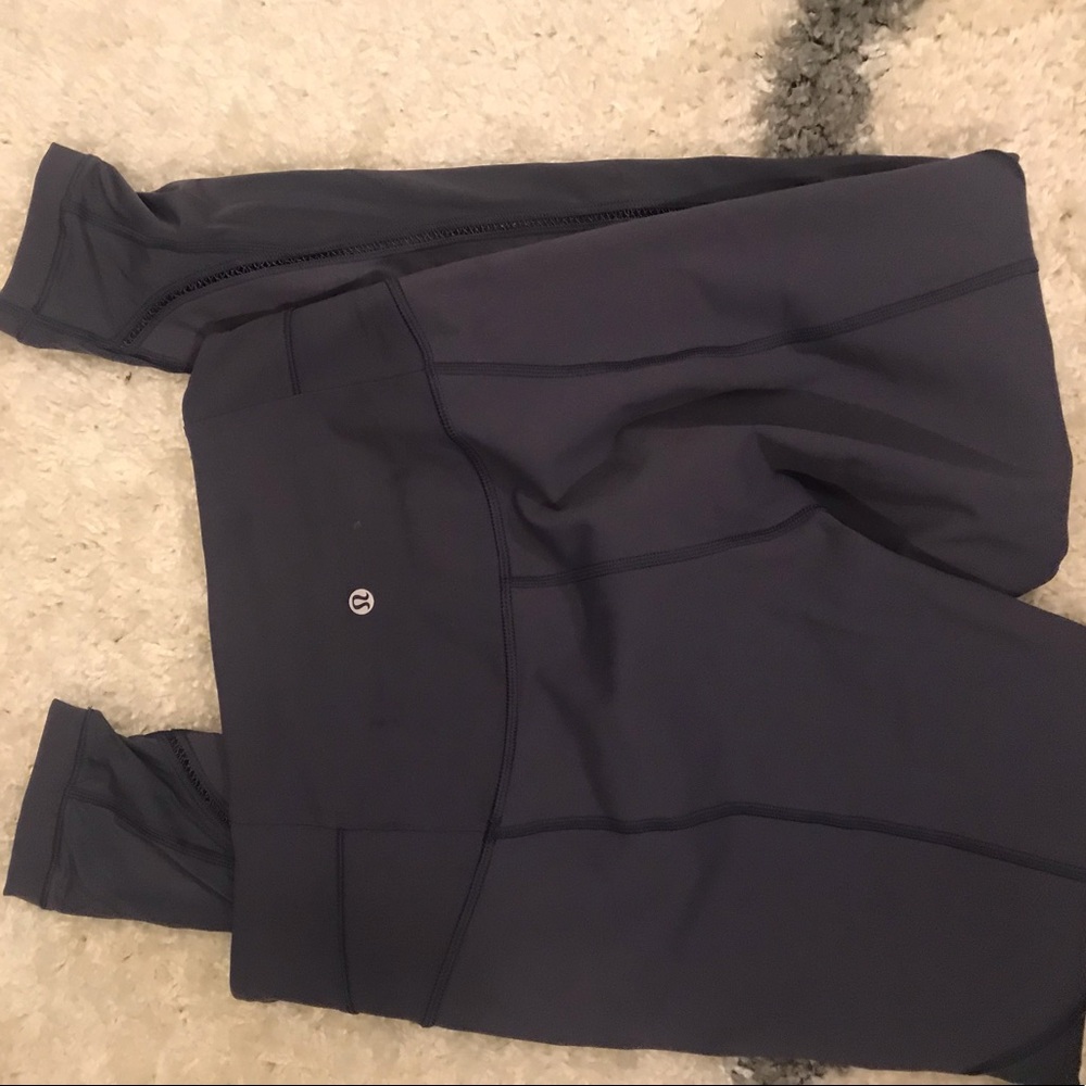 Lulu high rise with high mesh line in the front